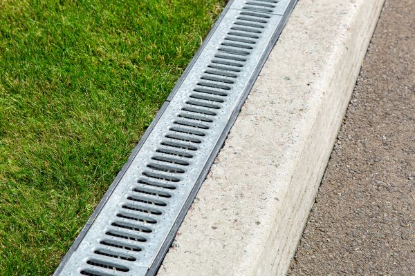 Courtyard Drain Installation in Eugene