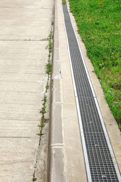 Concrete Drain Installation in Eugene